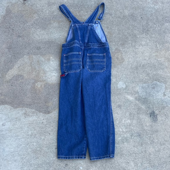 Vintage 90s | Tommy Hilfiger Wide Leg Overalls - Picture 4 of 6